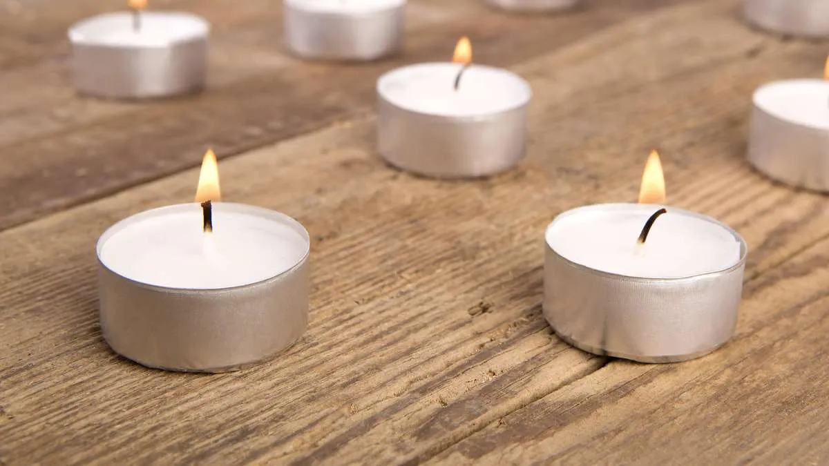 Met kerst: pas op met theelichtjes